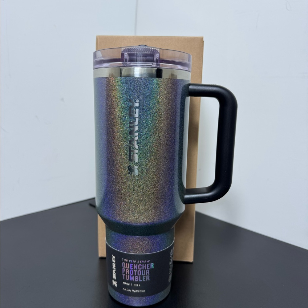 Stanley Midnight Glitz Quencher ProTour Flip Straw Tumbler – 40oz